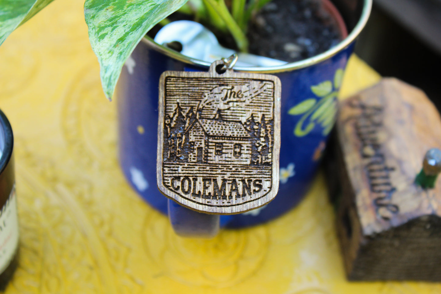 Personalised Family Homestead Keyring image 0