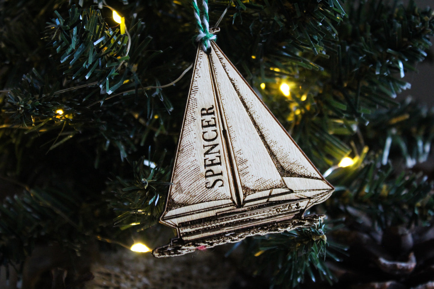 Sail Boat Bauble image 2