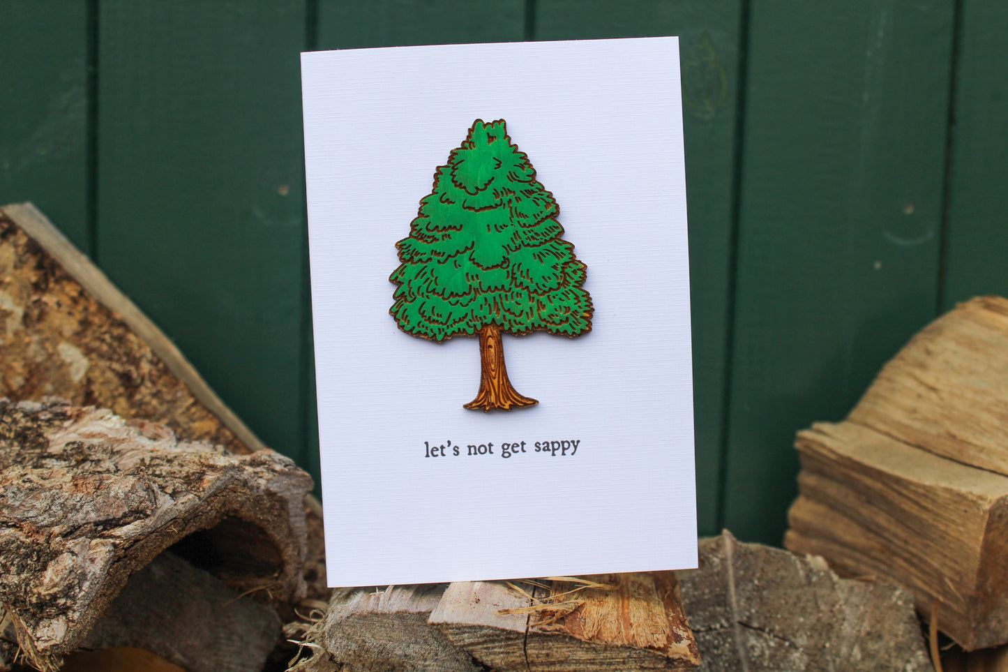 Let's Not Get Sappy Card image 8