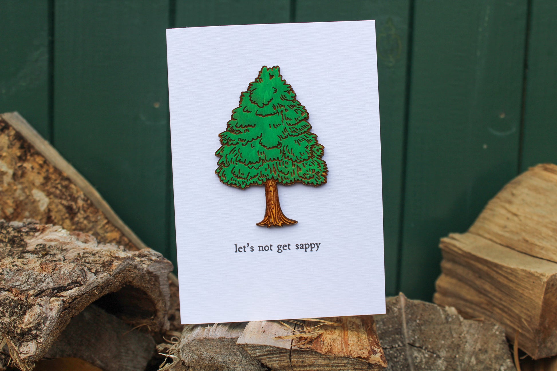 Let's Not Get Sappy Card image 8