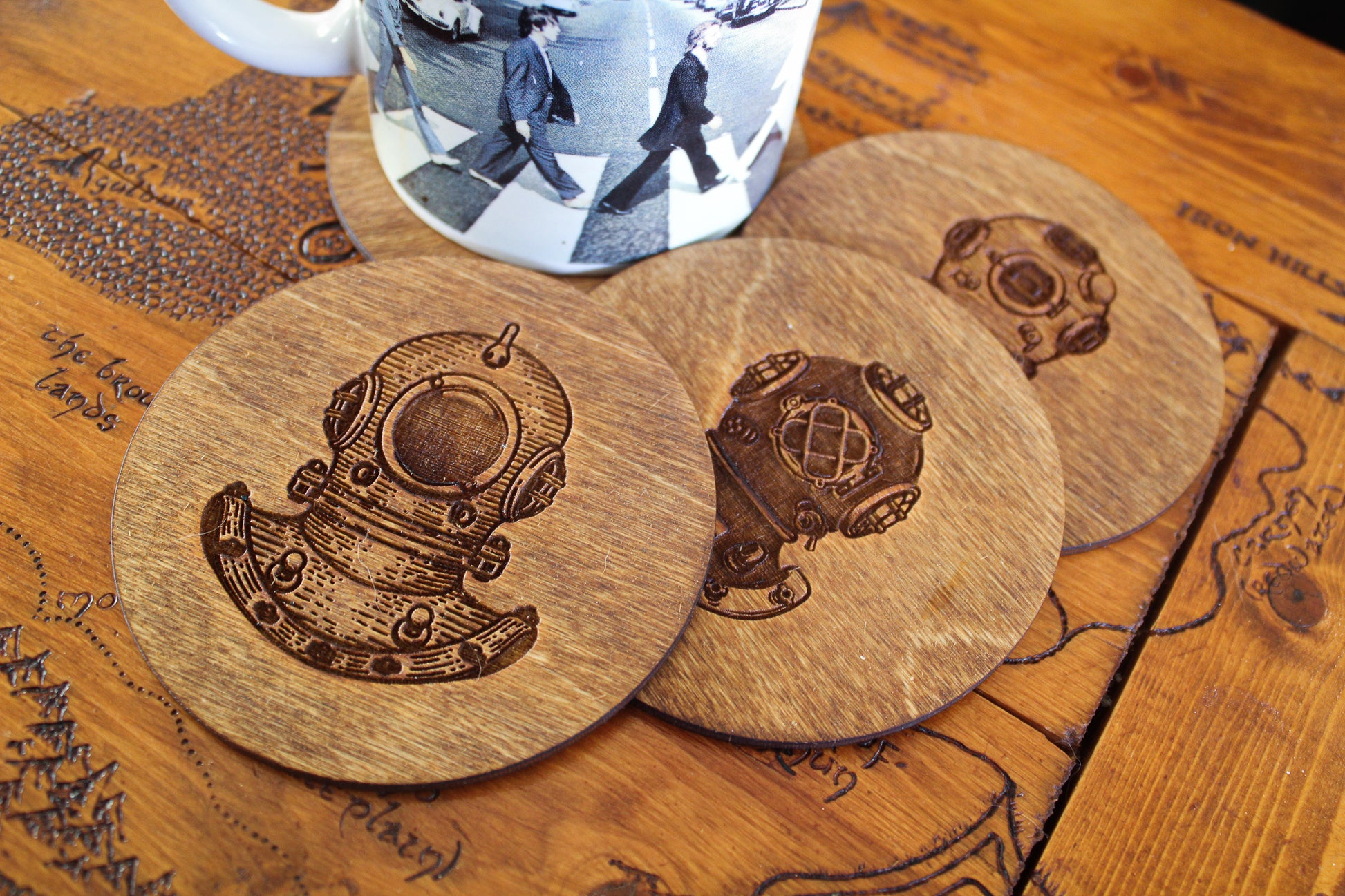 Vintage Diving Bell Coasters image 6