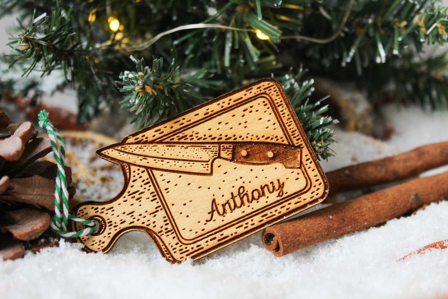 Chopping Board and Knife Bauble image 3