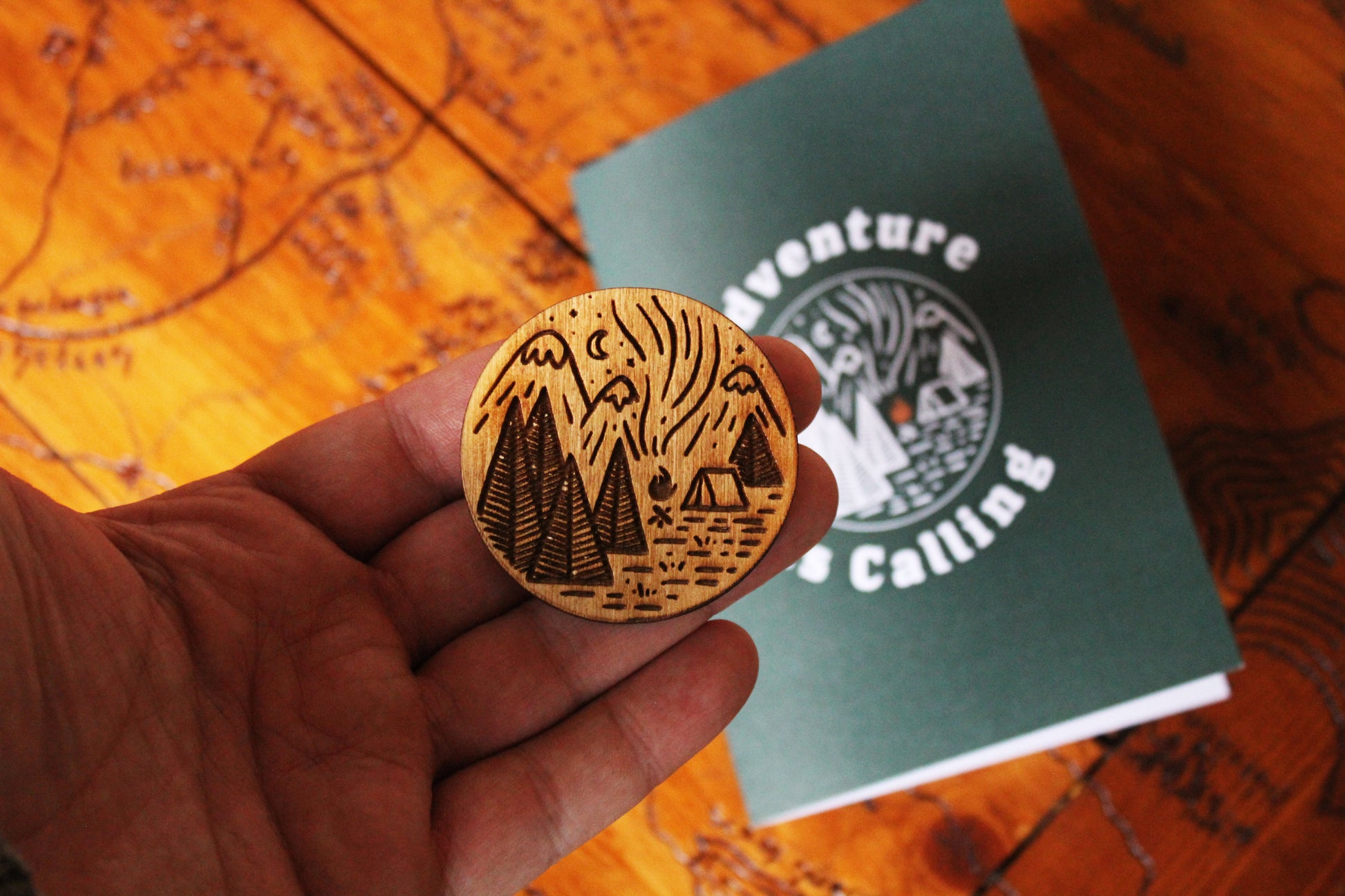 Adventure Is Calling Card and Magnet image 2