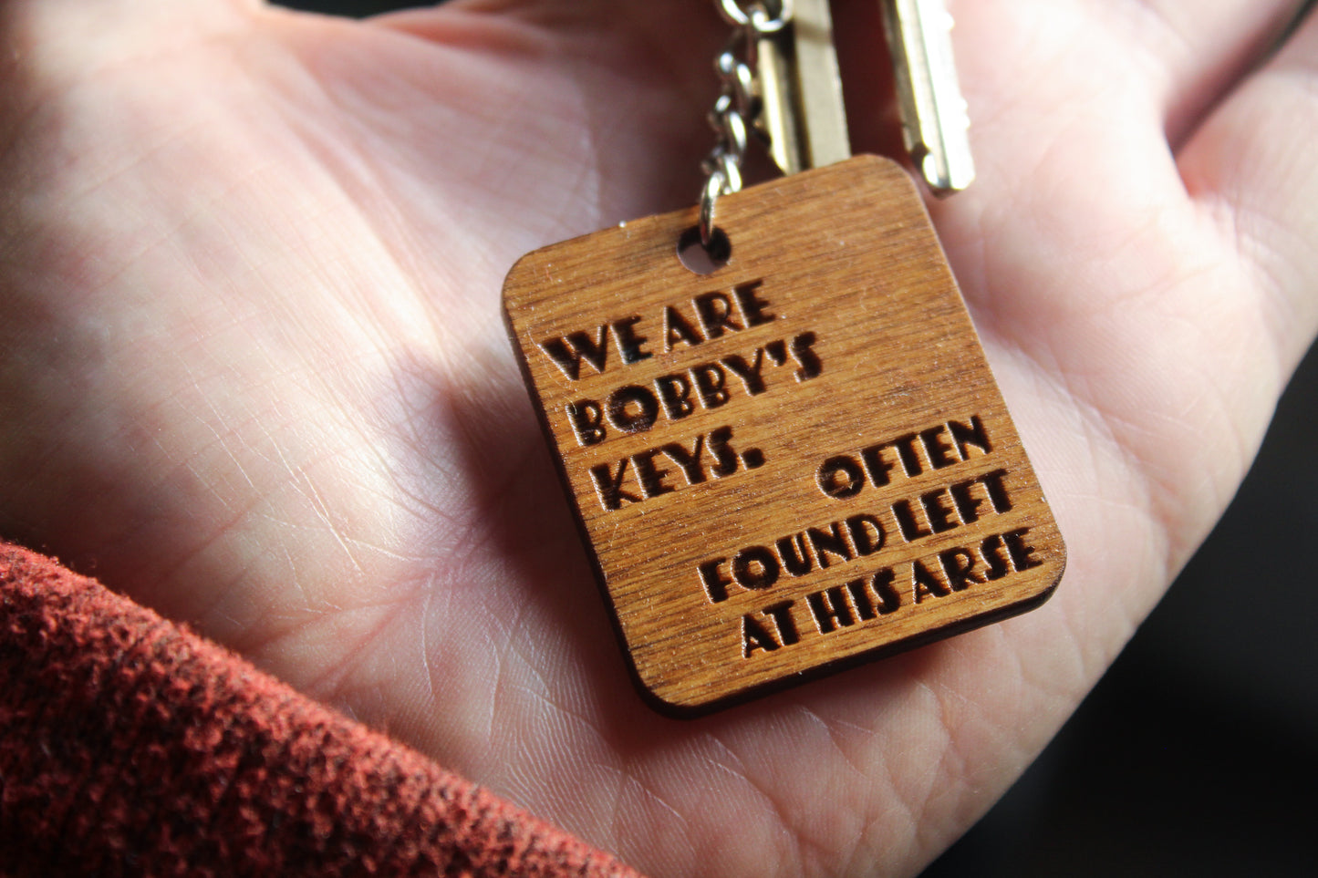 Personalised Funny Keyring image 1