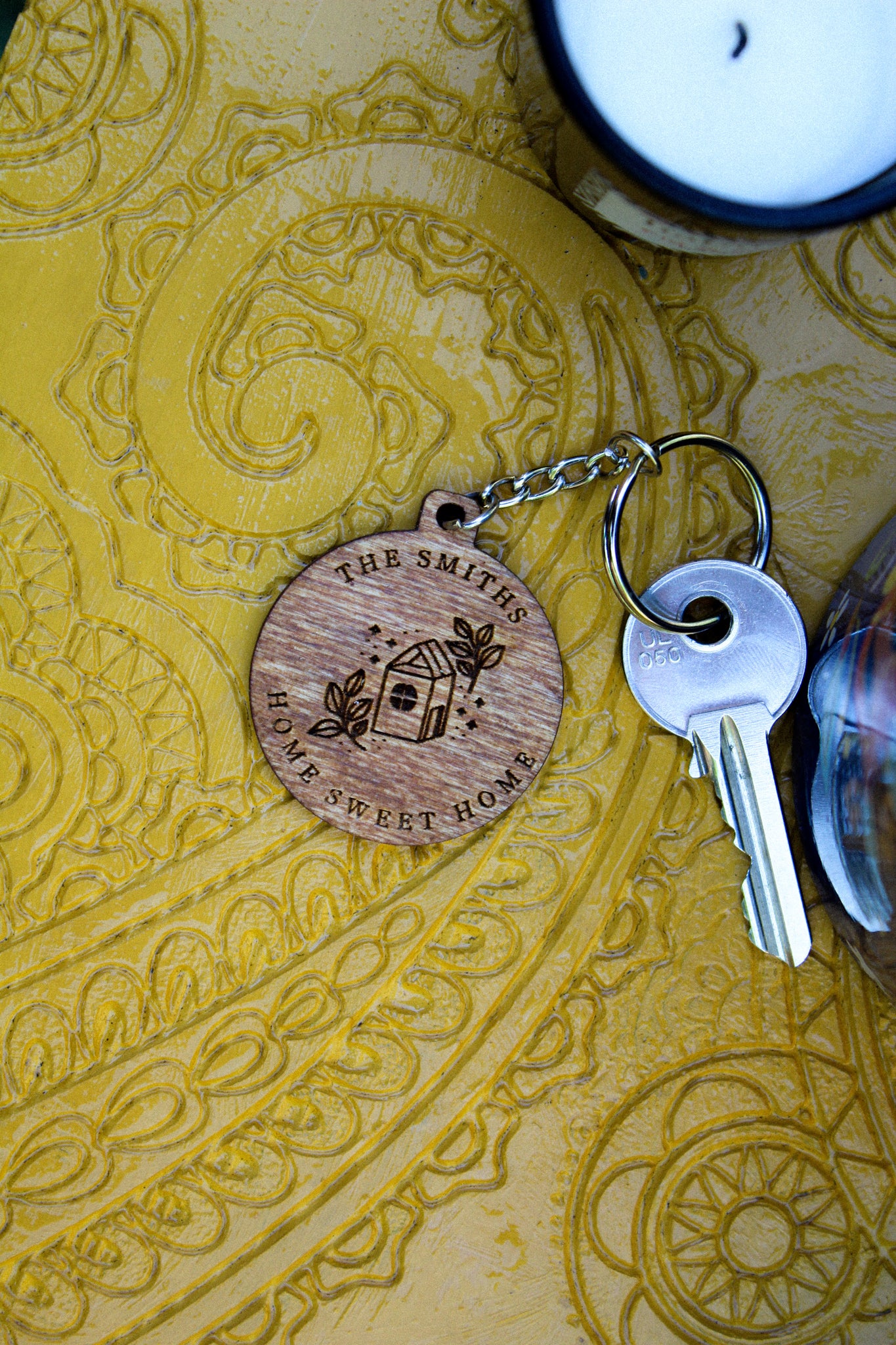 Personalised Home Sweet Home Keyring image 6