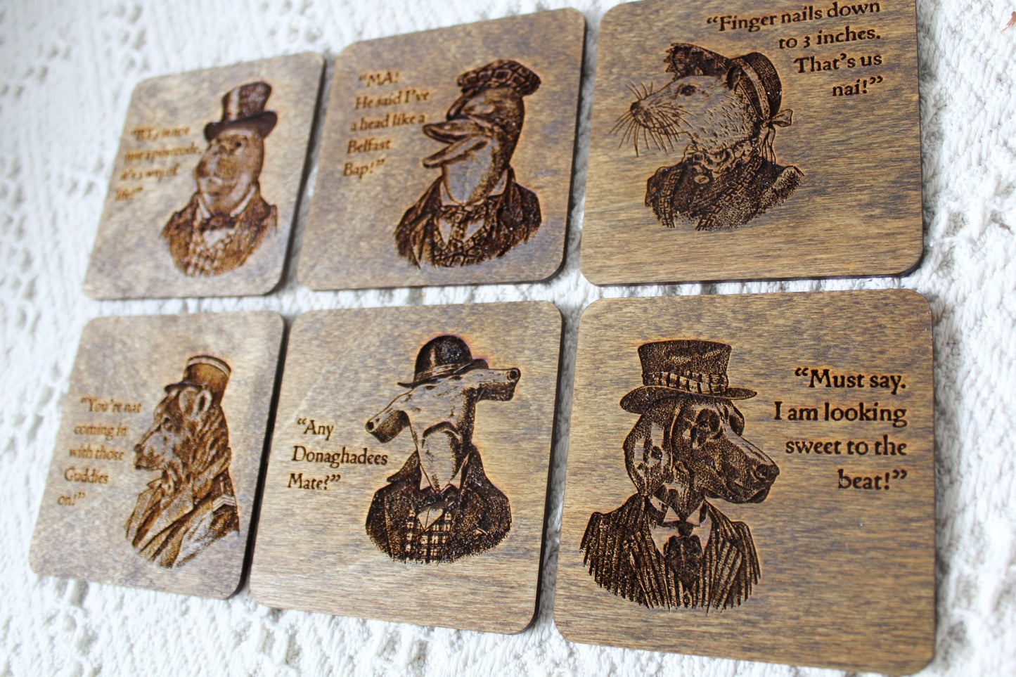 Characters Of Belfast Coasters image 1