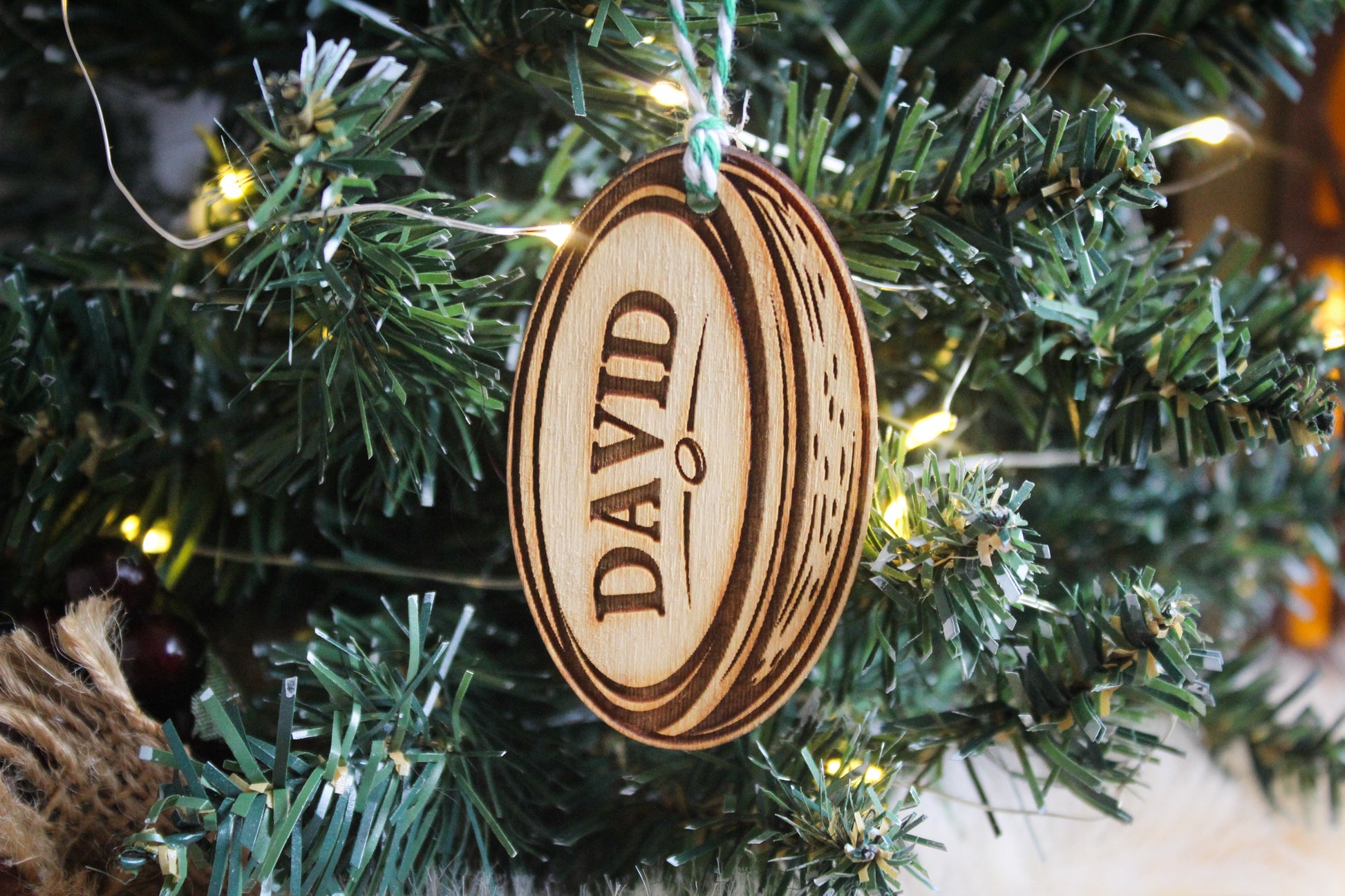 Rugby Ball Bauble image 4