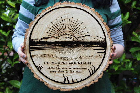 Mourne Mountains Log Slice image 0