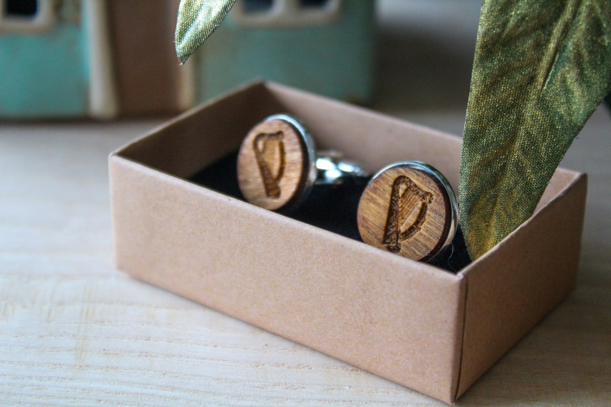 Irish Harp Cufflinks image 4