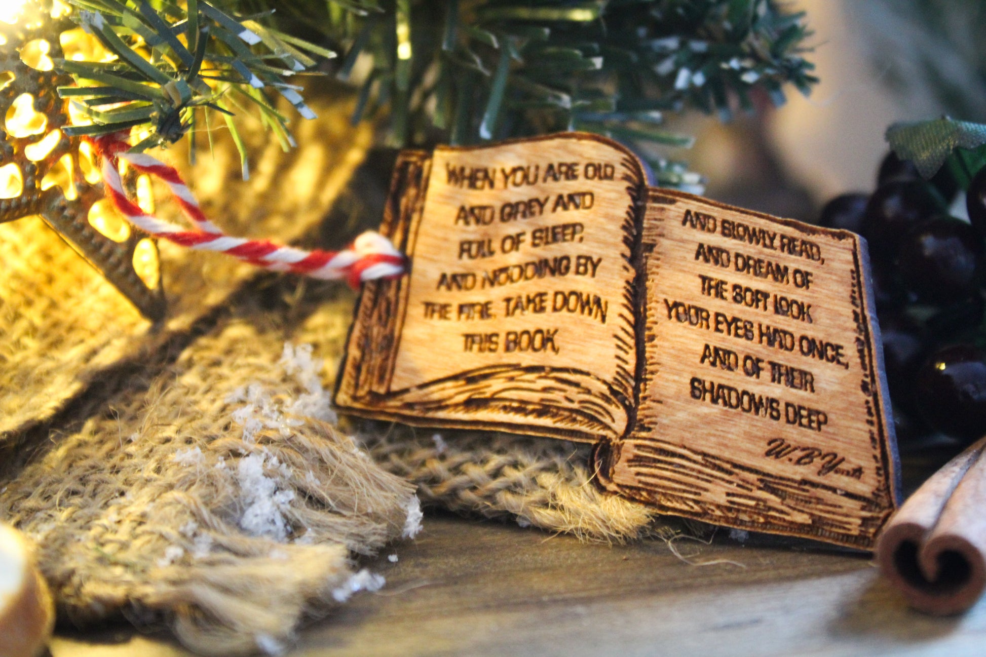 W.B. Yeats Bauble image 2