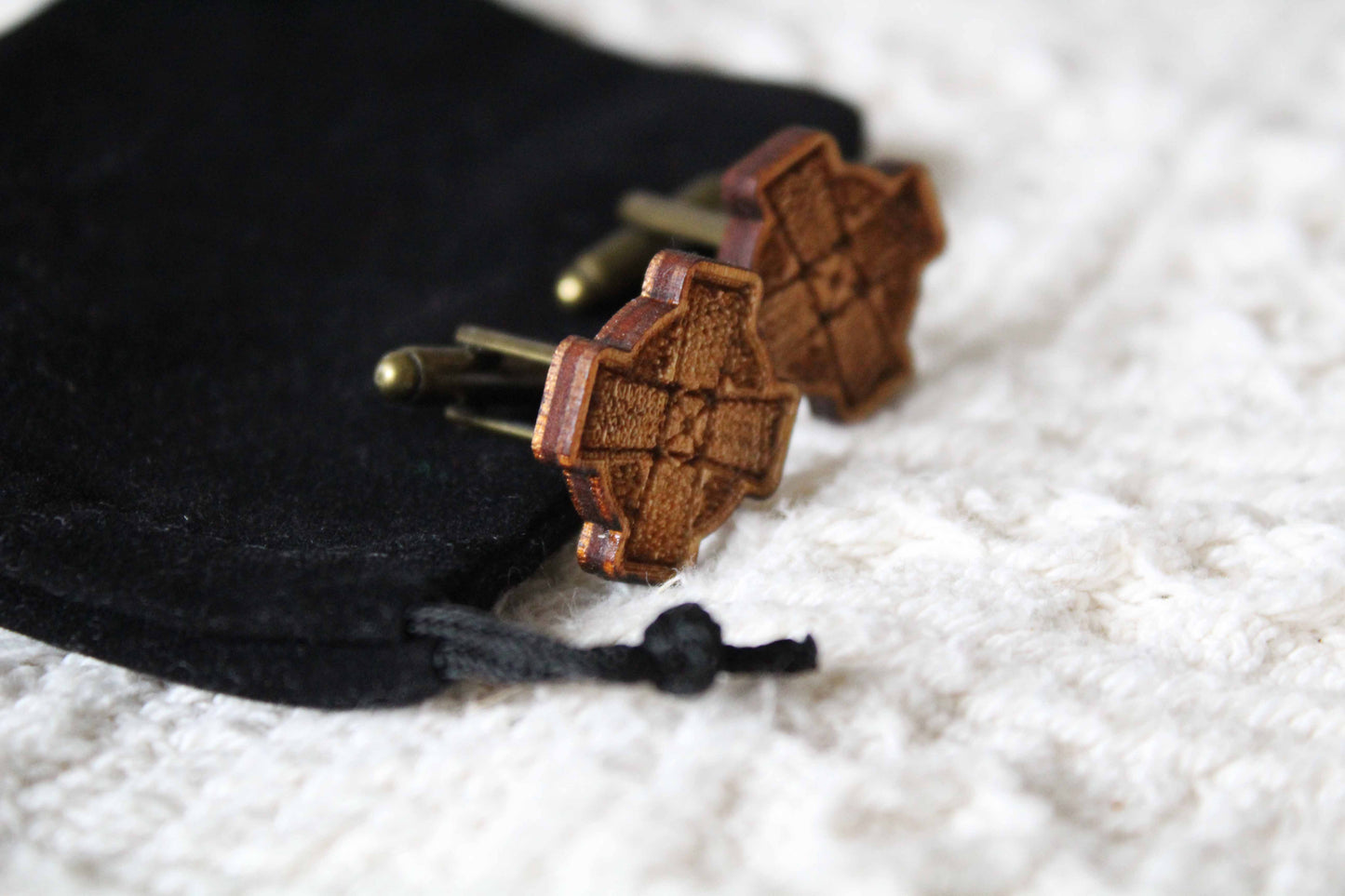 Celtic Cross Cufflinks image 1