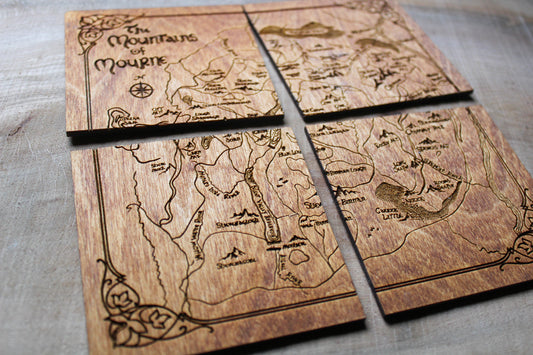 Map Of The Mournes Coasters image 0