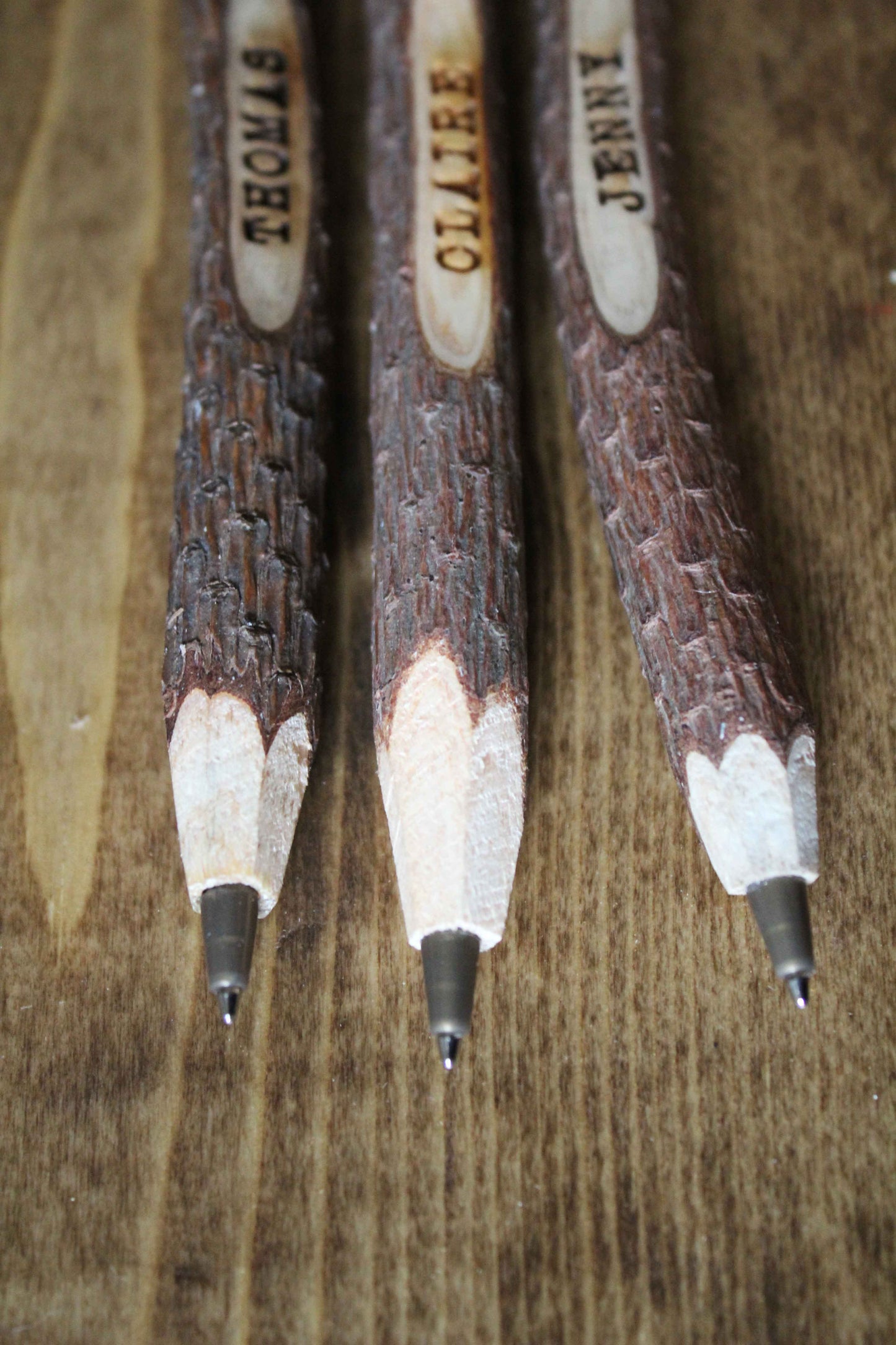 Rustic Personalised Pens (Set of 10) image 3