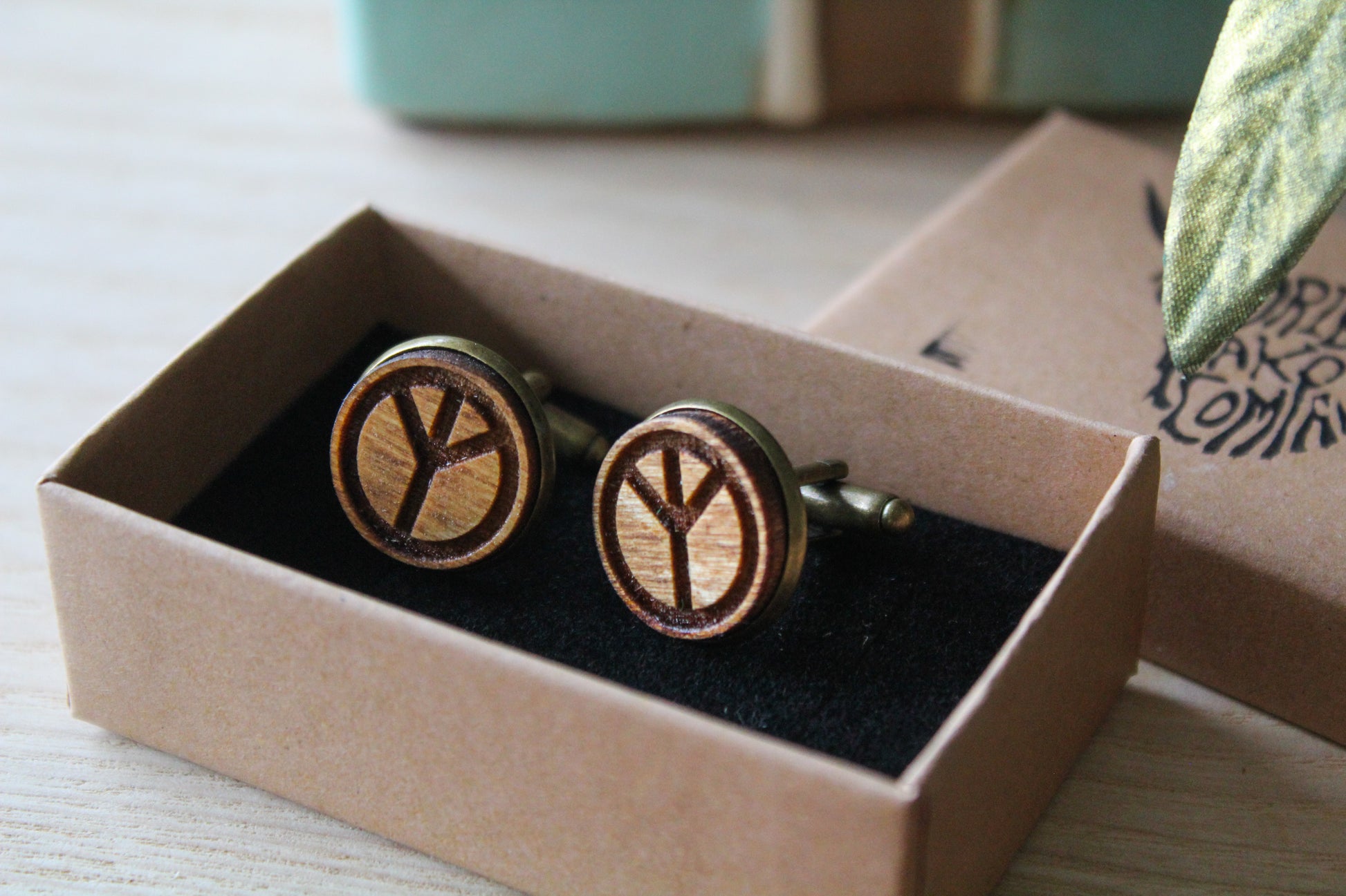 Peace Symbol Cufflinks image 4