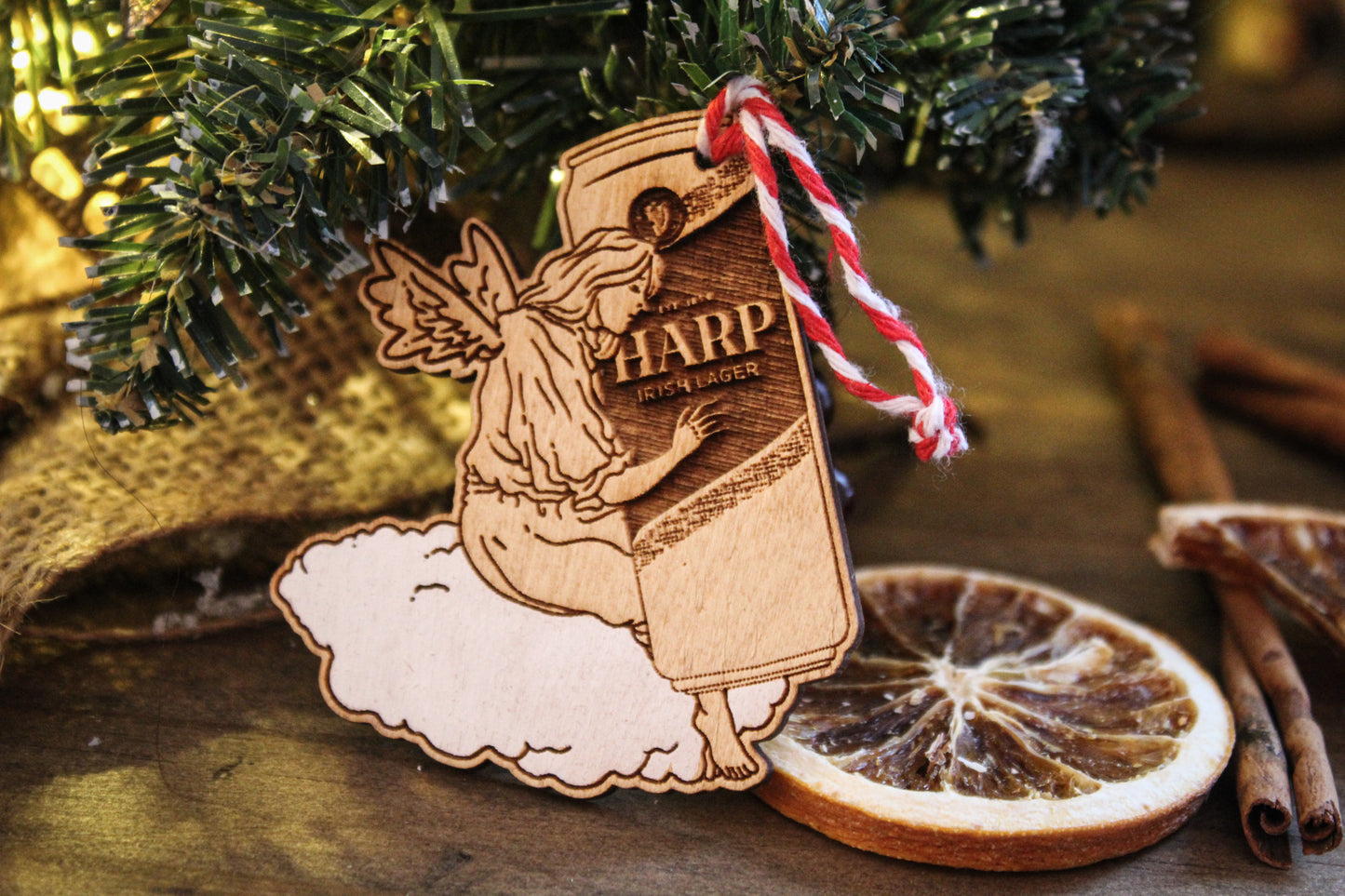 Harp Angel Bauble image 2