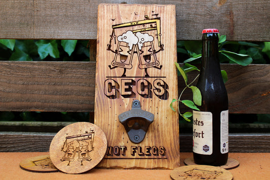 'Gegs Not Flegs' Bottle Opener image 0