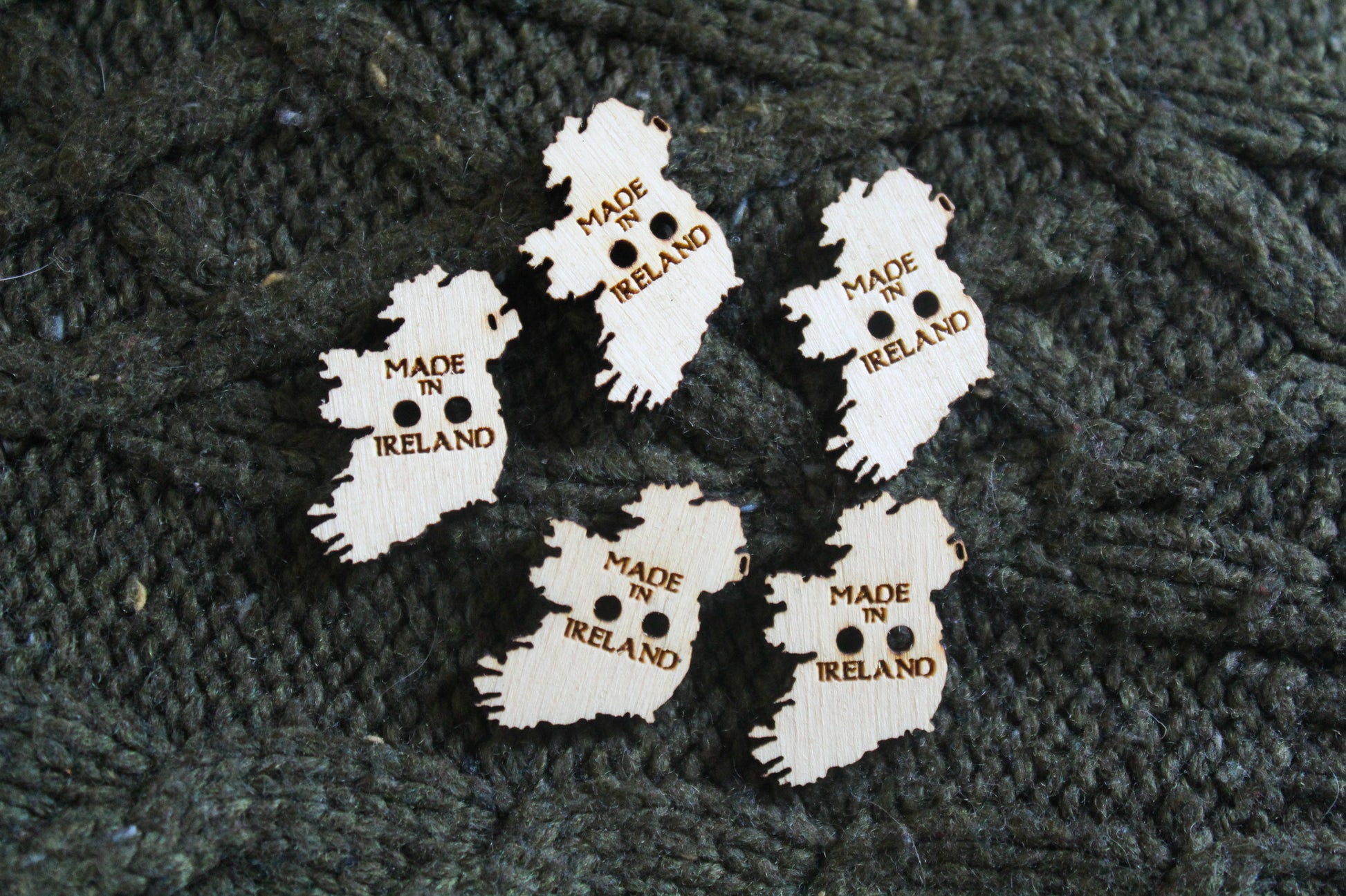 Made In Ireland Wooden Buttons image 3