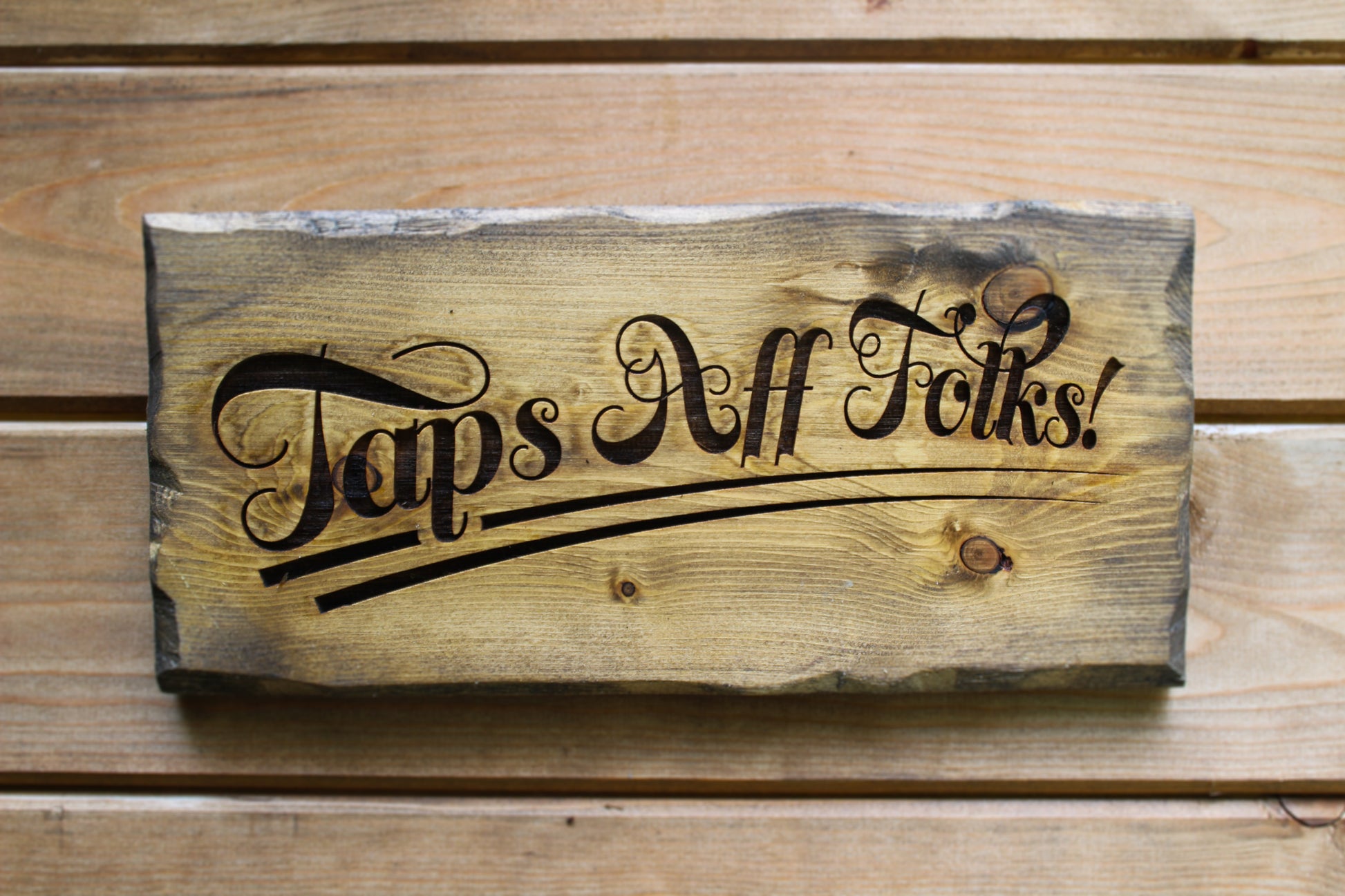 Taps Aff  Folks Sign image 0