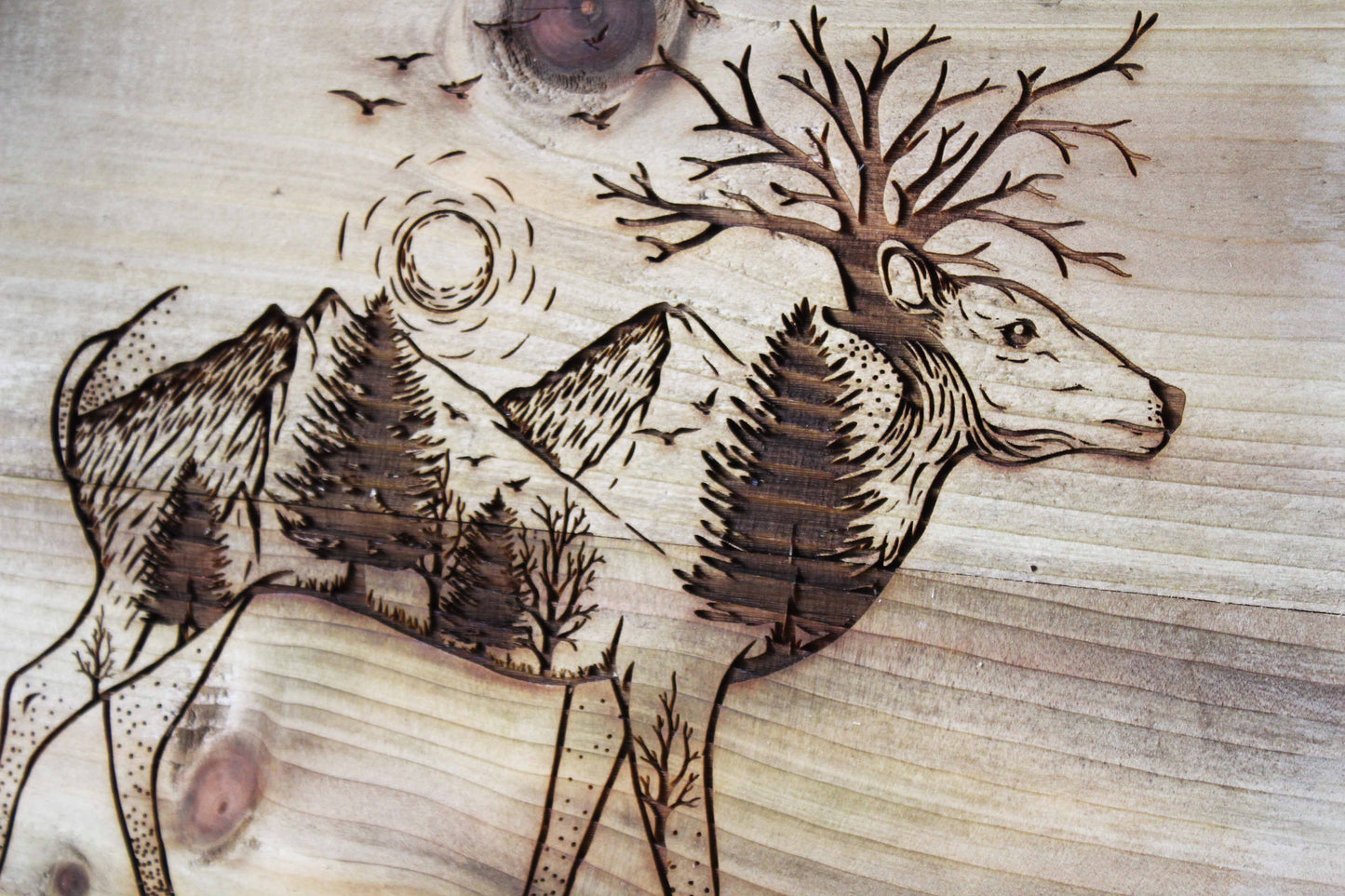 Deer Panel Art image 1