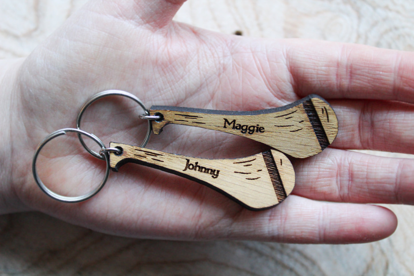 Personalised Hurl Keyring image 8