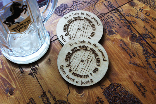 Hobbit Door Coasters image 0