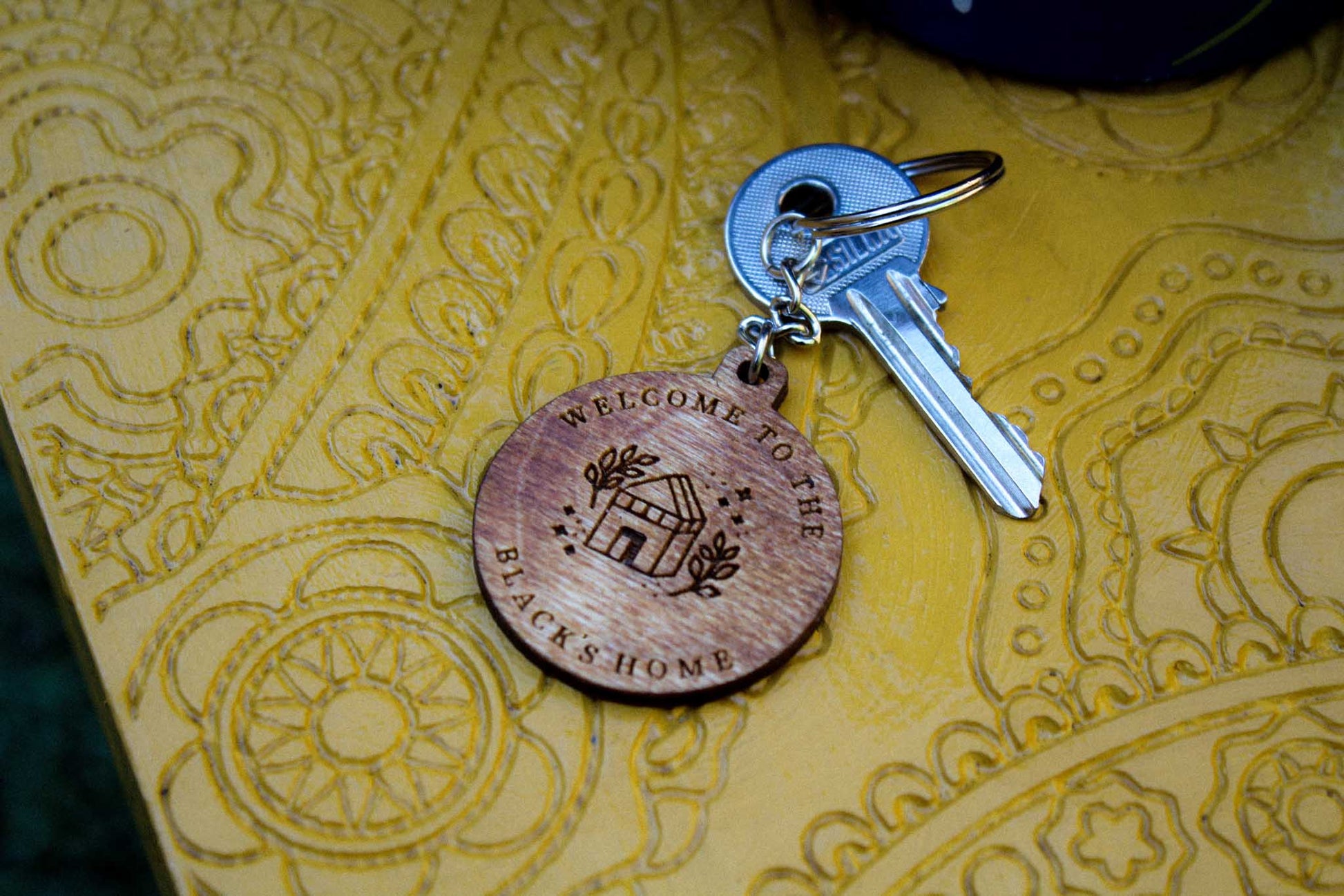 Personalised Family Welcome Keyring image 3