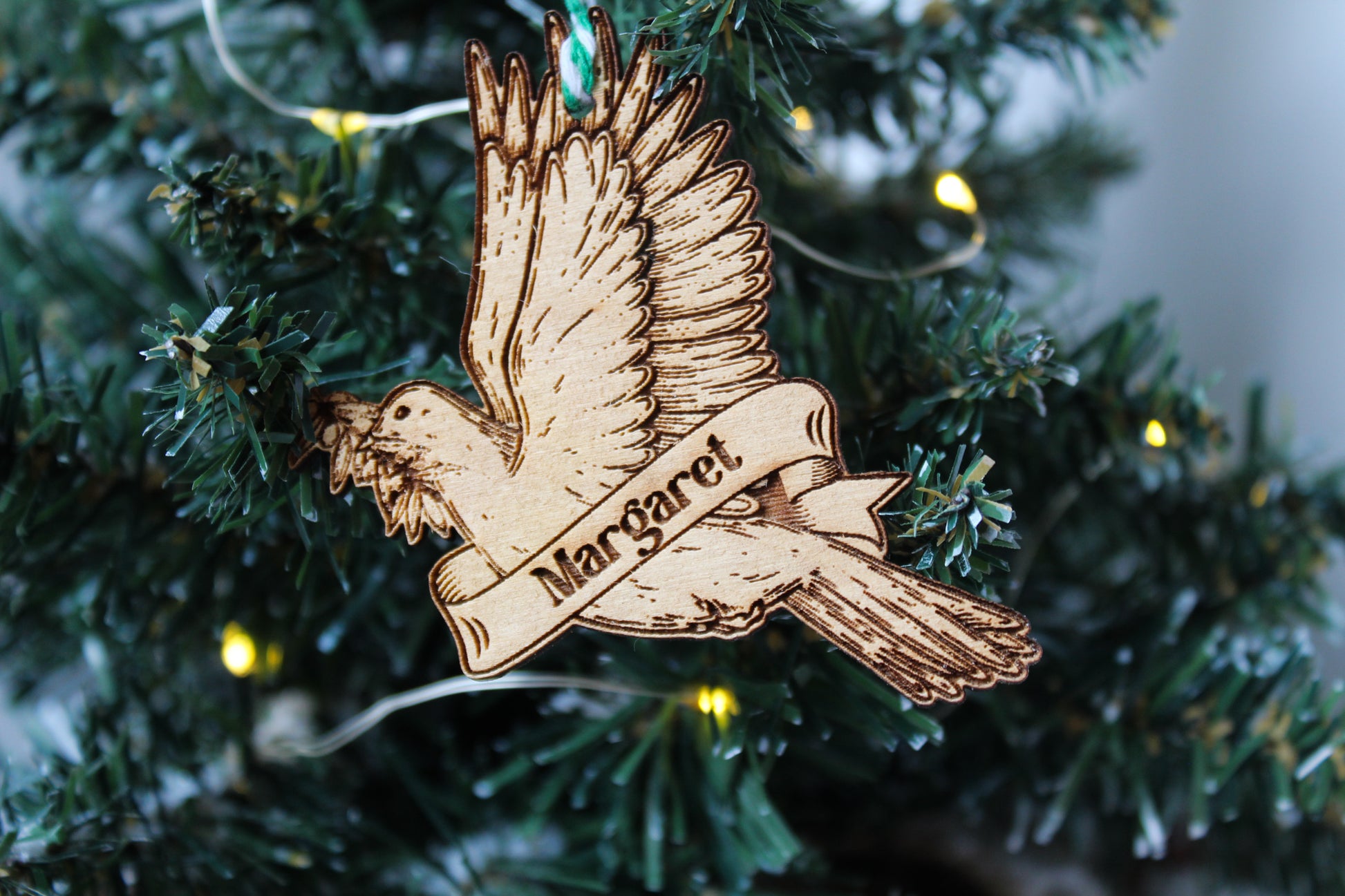 Peace Dove Bauble image 2