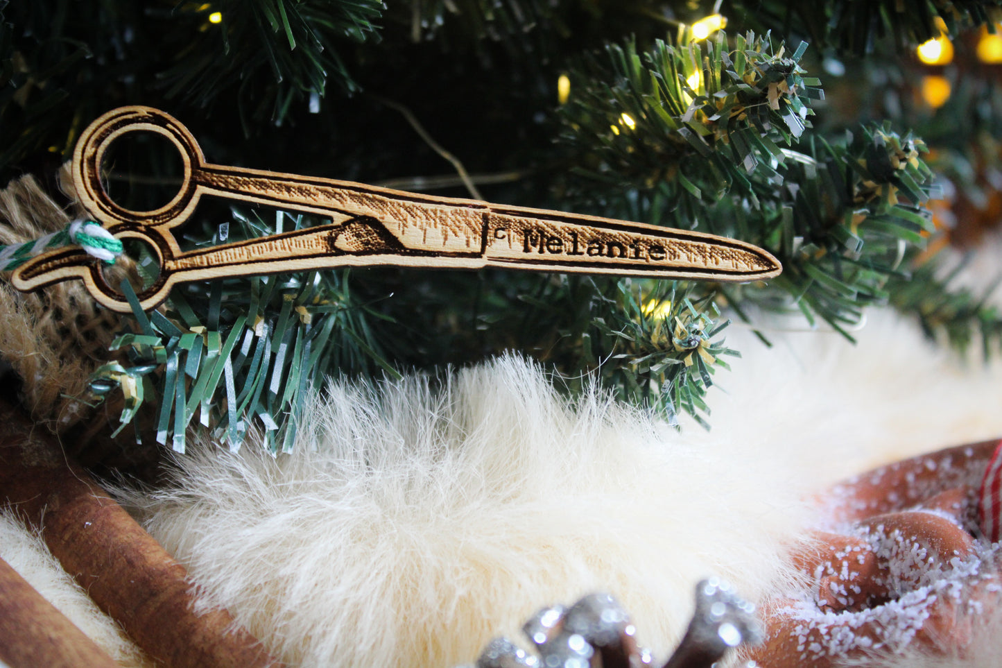Hairdressing Scissors Bauble image 2