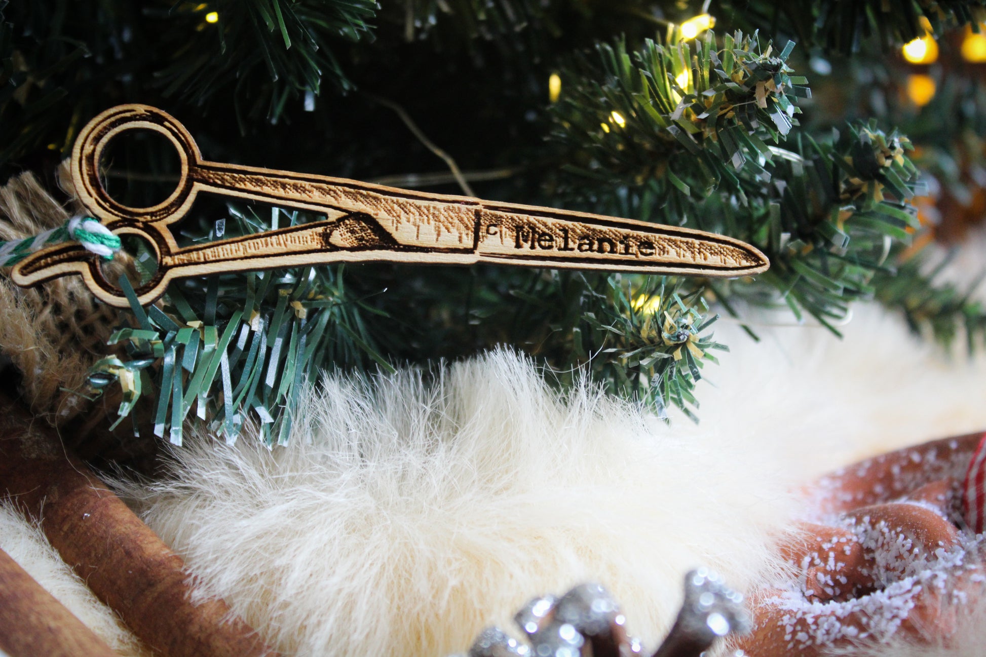 Hairdressing Scissors Bauble image 2