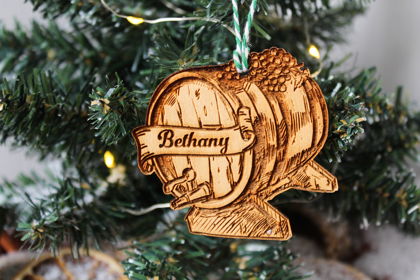 Wine Barrel Bauble image 2