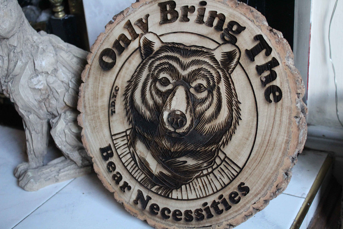 Bear Necessities Log Slice image 2