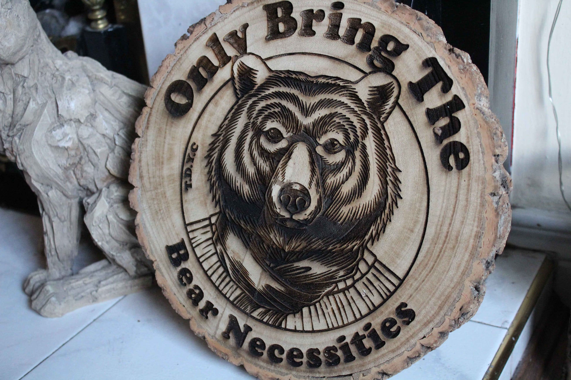 Bear Necessities Log Slice image 2
