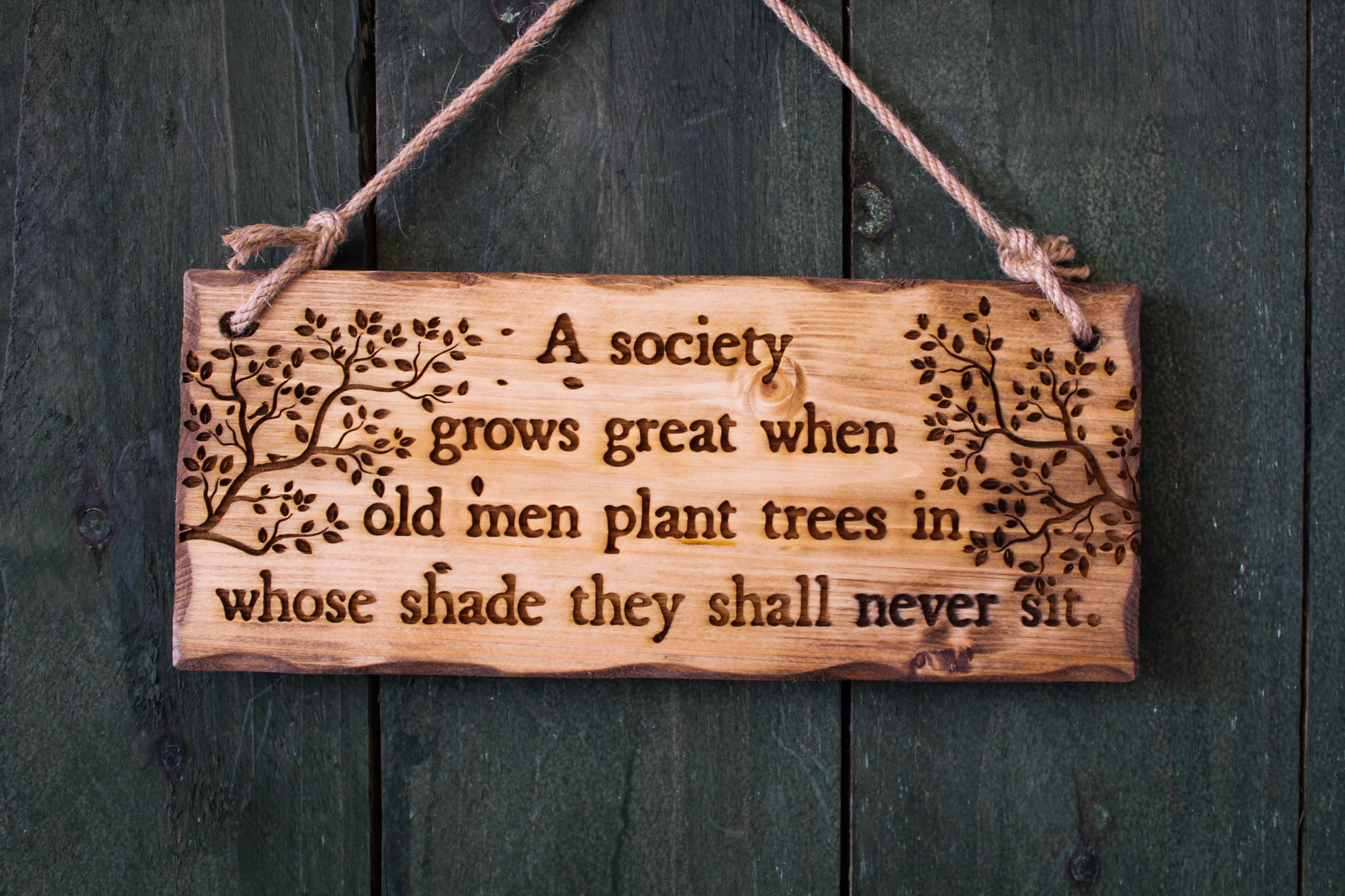 A Society Grows Great Sign image 1