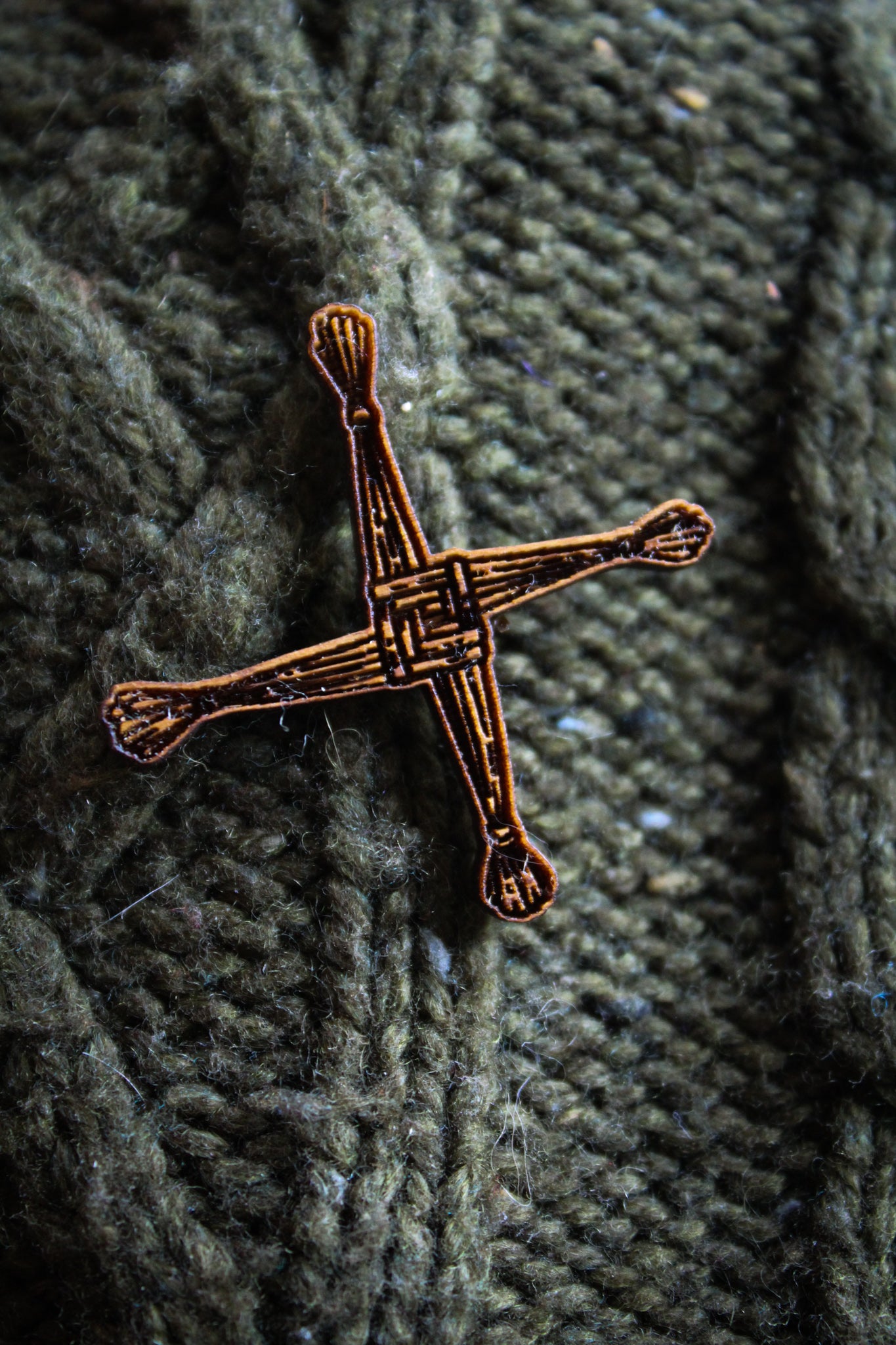 St Brigid's Cross Pin image 2