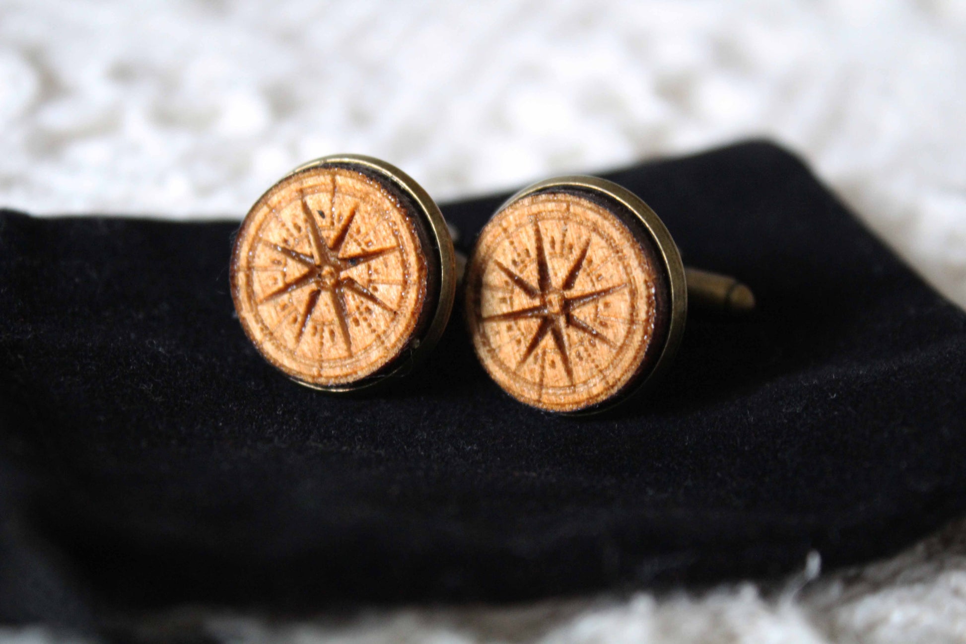 Nautical Compass Cufflinks image 3
