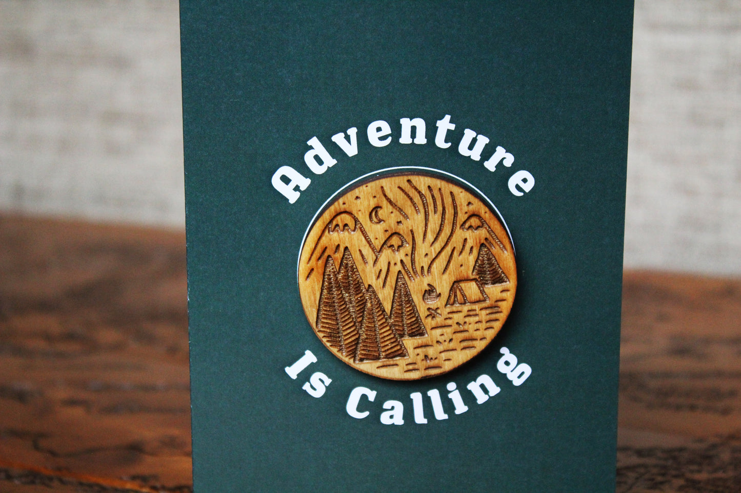 Adventure Is Calling Card and Magnet image 1