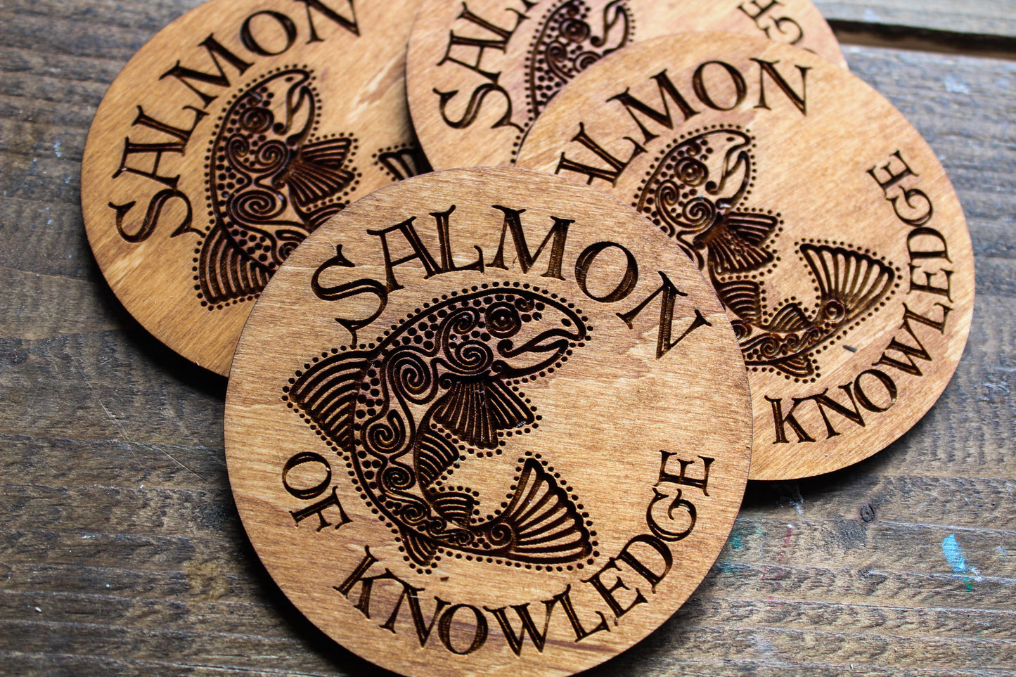 Salmon Of Knowledge Coasters image 2