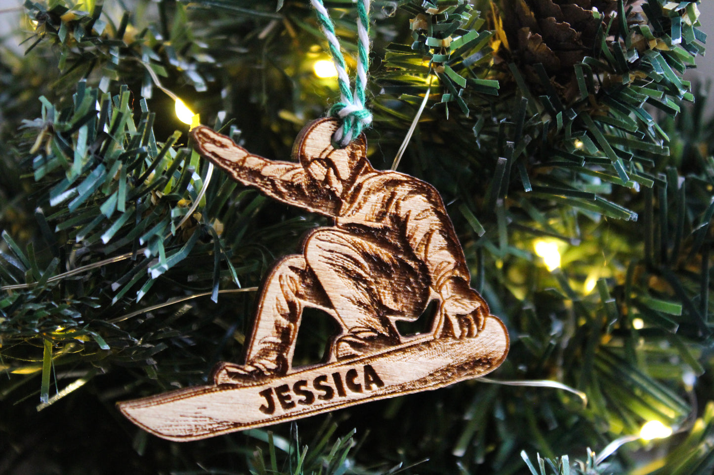 Snowboarder Bauble image 2