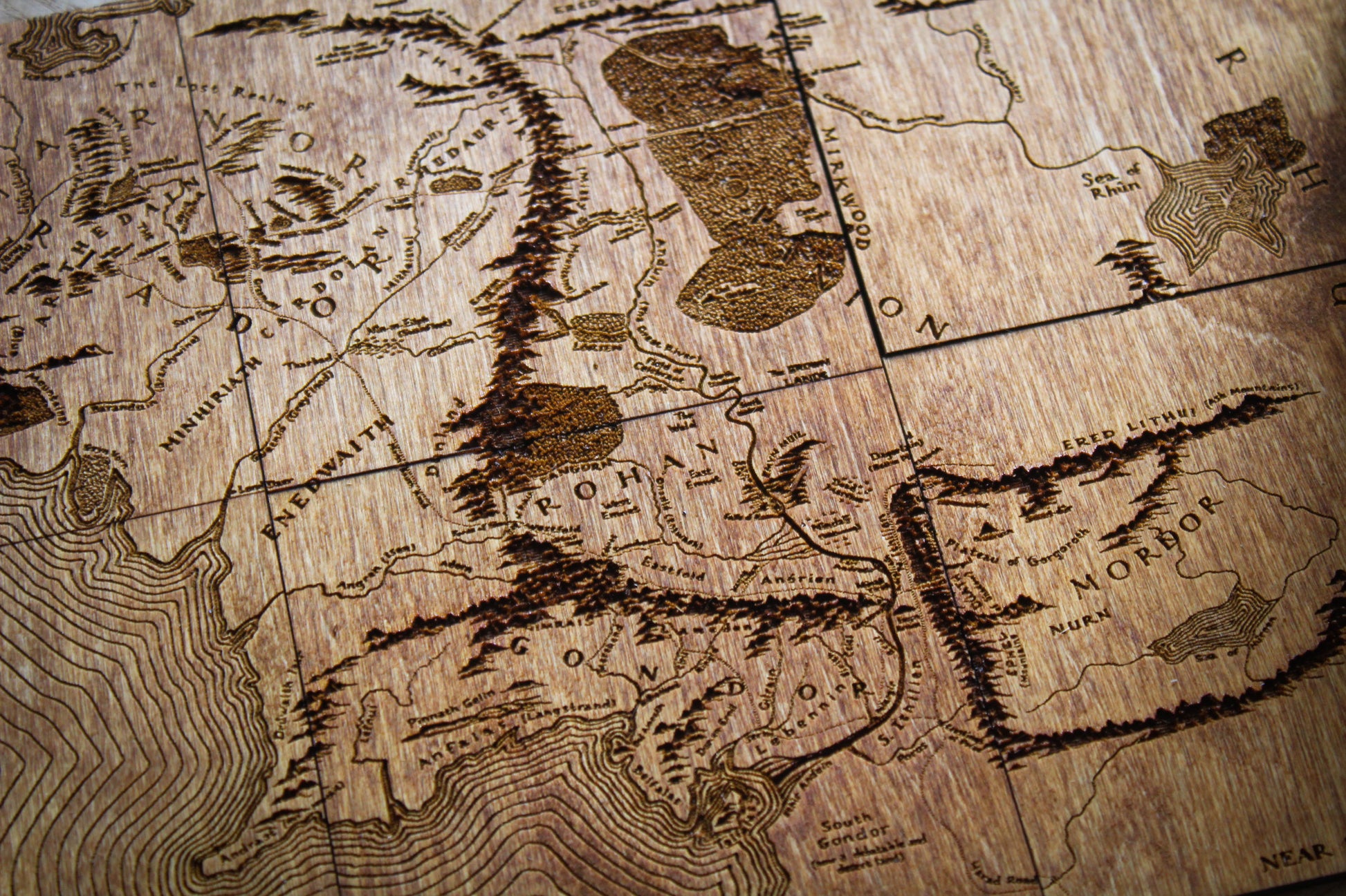 Middle-Earth Map Coasters image 11