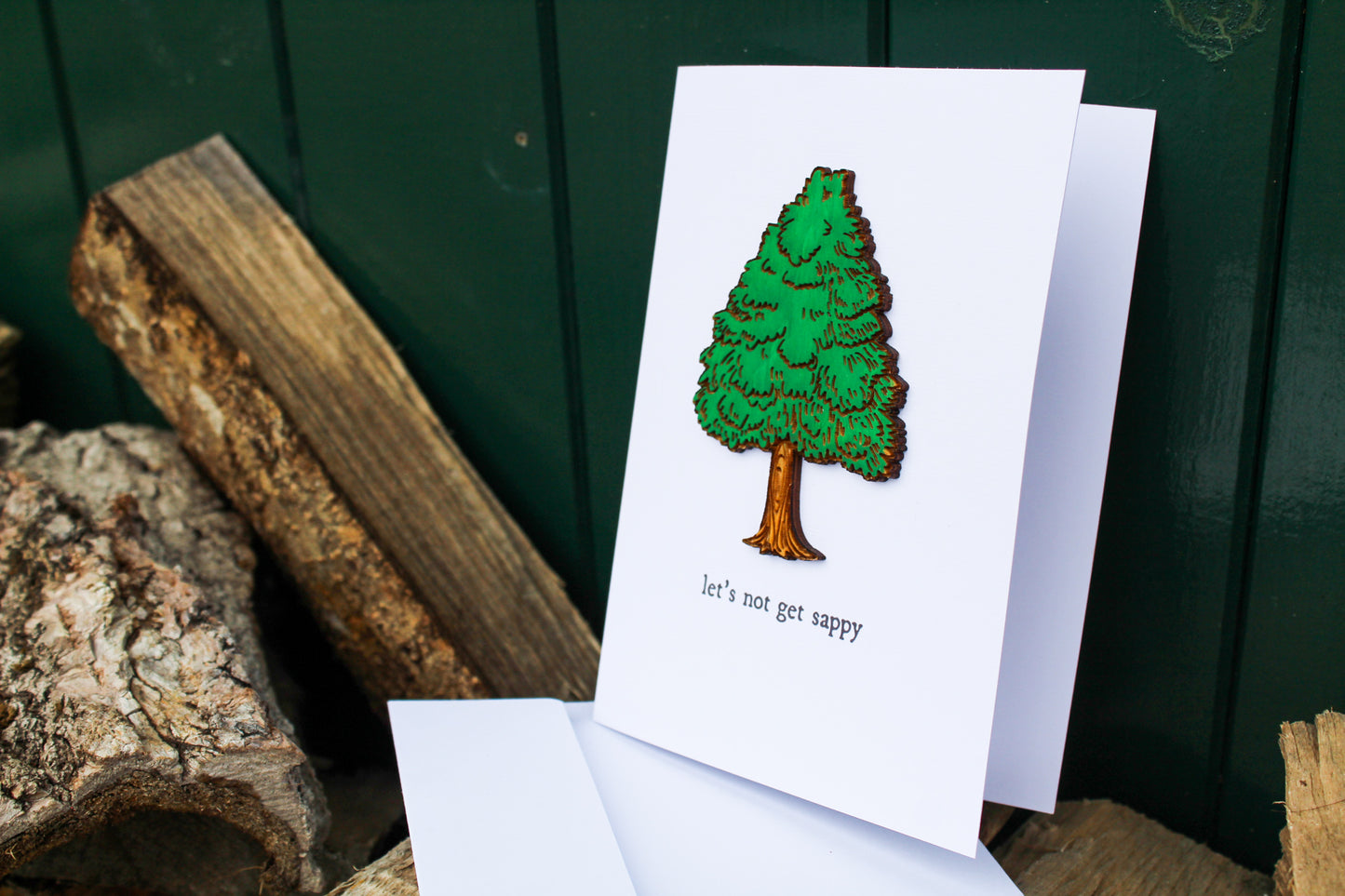 Let's Not Get Sappy Card image 1