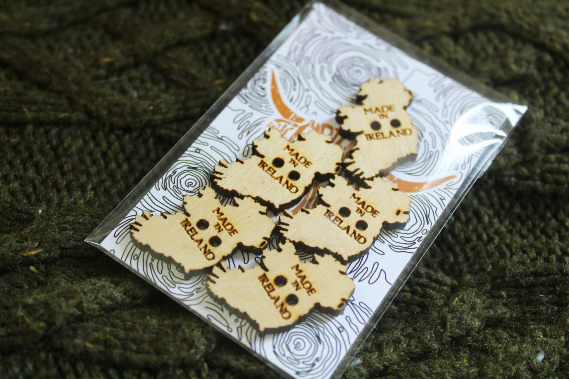 Made In Ireland Wooden Buttons image 2