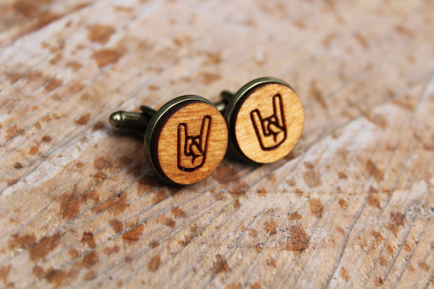 Rock Hand Cufflinks image 1