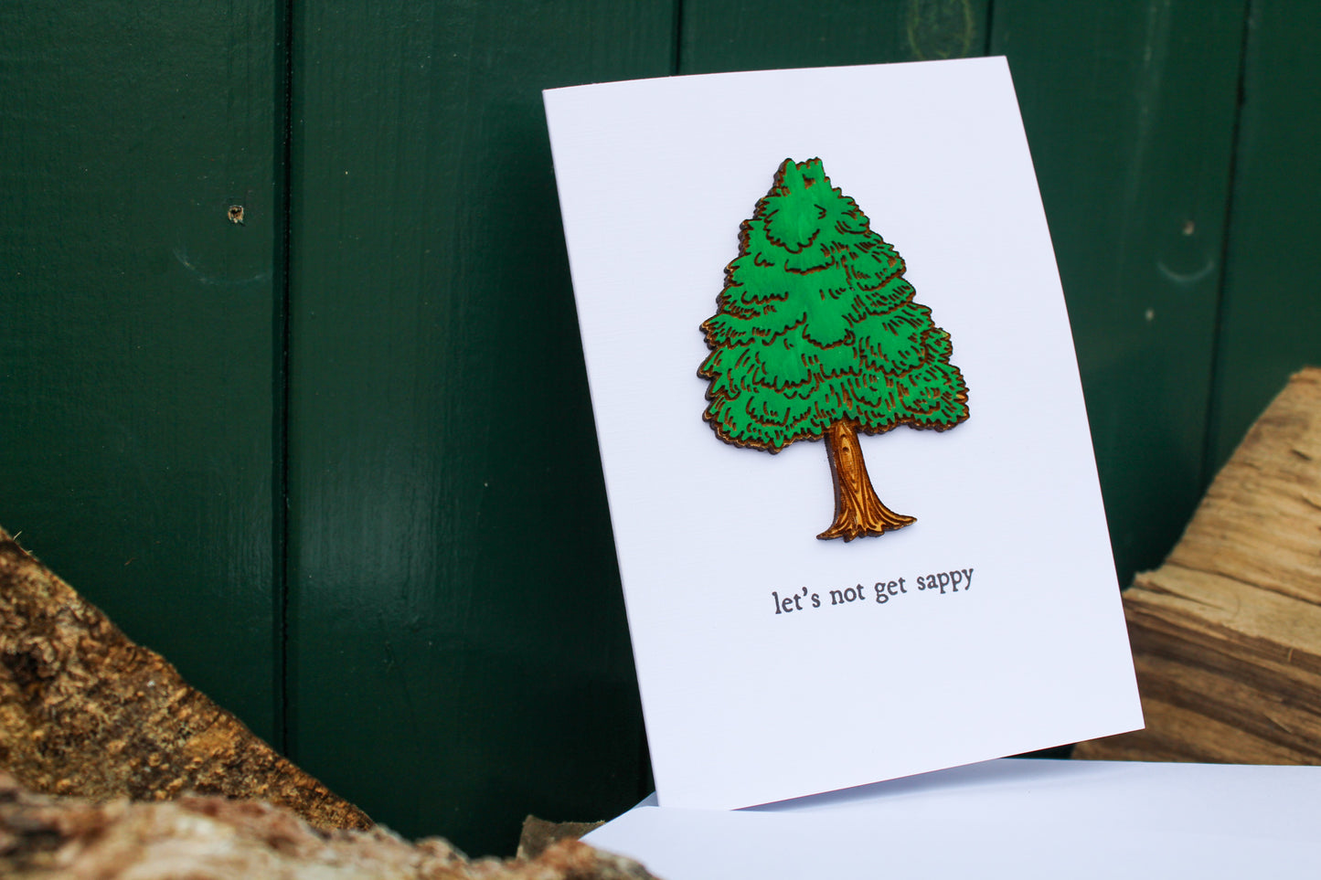 Let's Not Get Sappy Card image 2