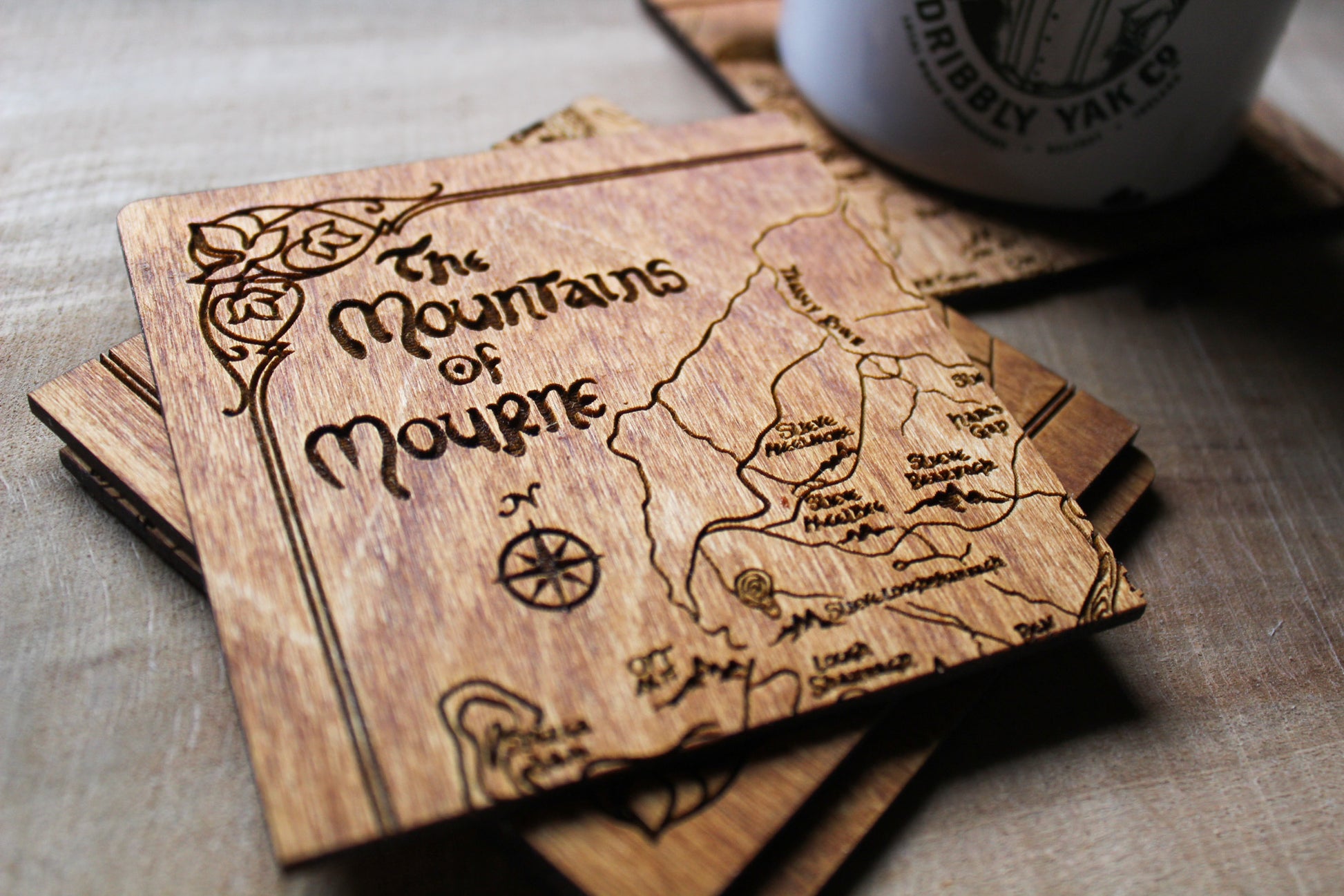 Map Of The Mournes Coasters image 2