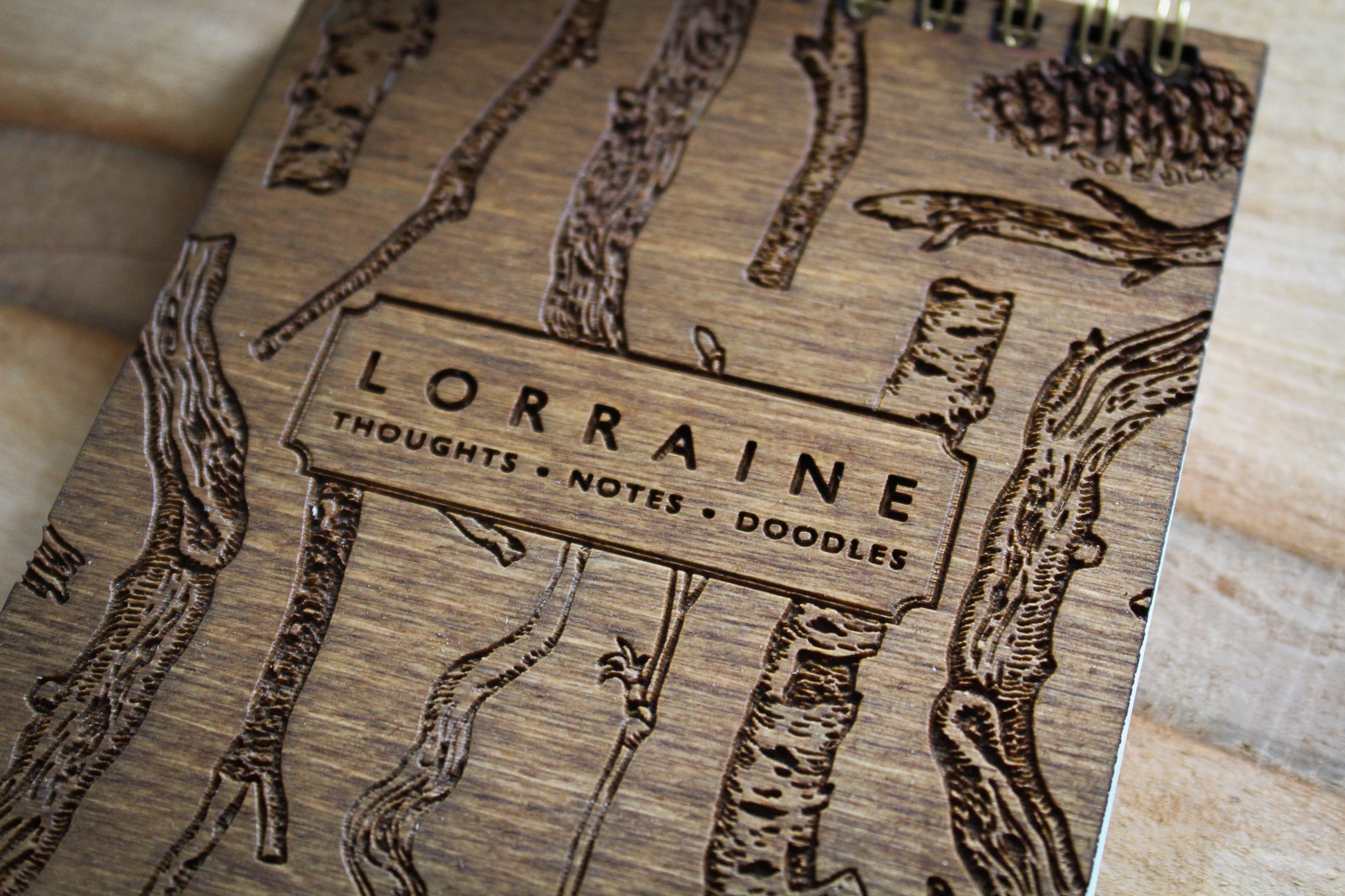 Personalised Twig Notebook image 7