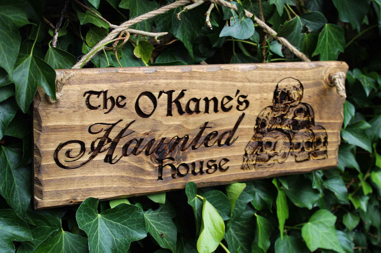 Personalised Haunted House Sign image 2