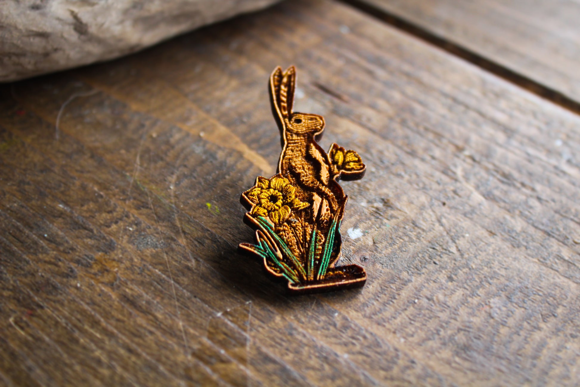 Spring Hare Pin image 1