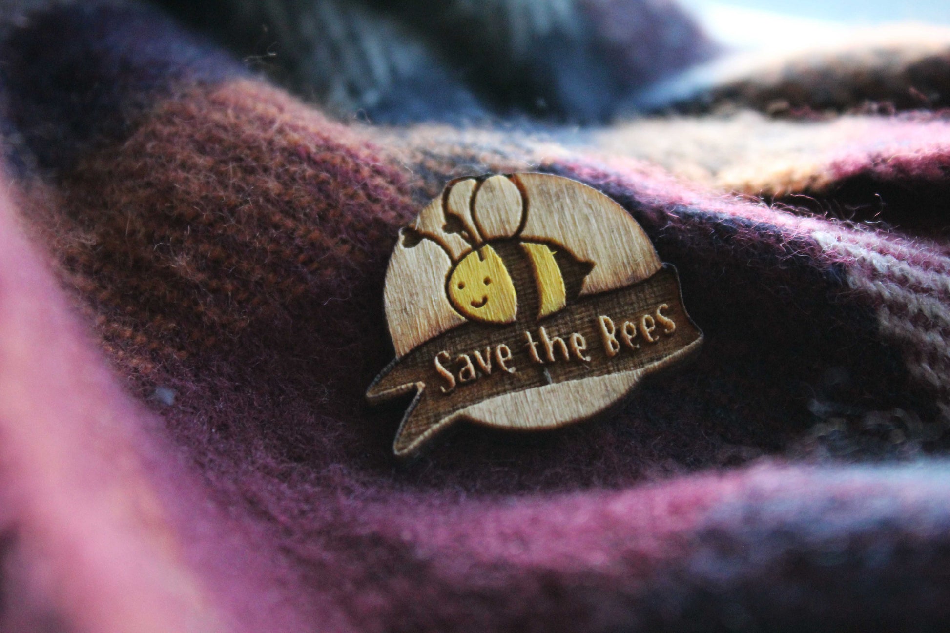 Save The Bees Pin image 0