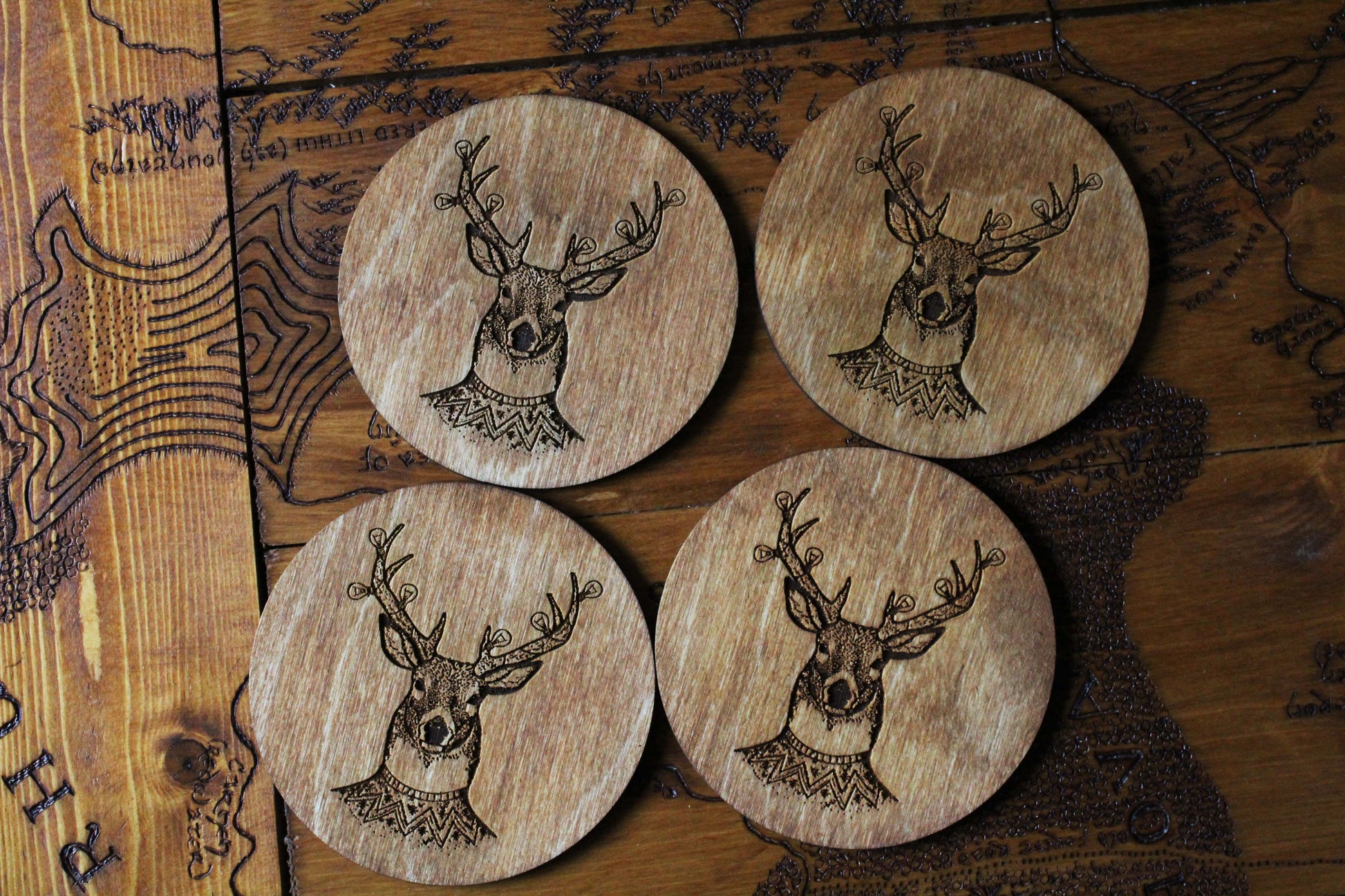 Reindeer Coasters image 2