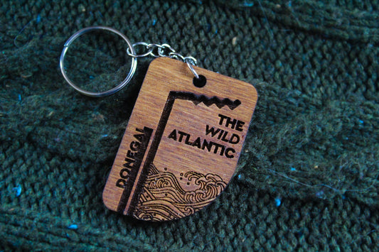 The Wild Atlantic (Donegal) Keyring image 0